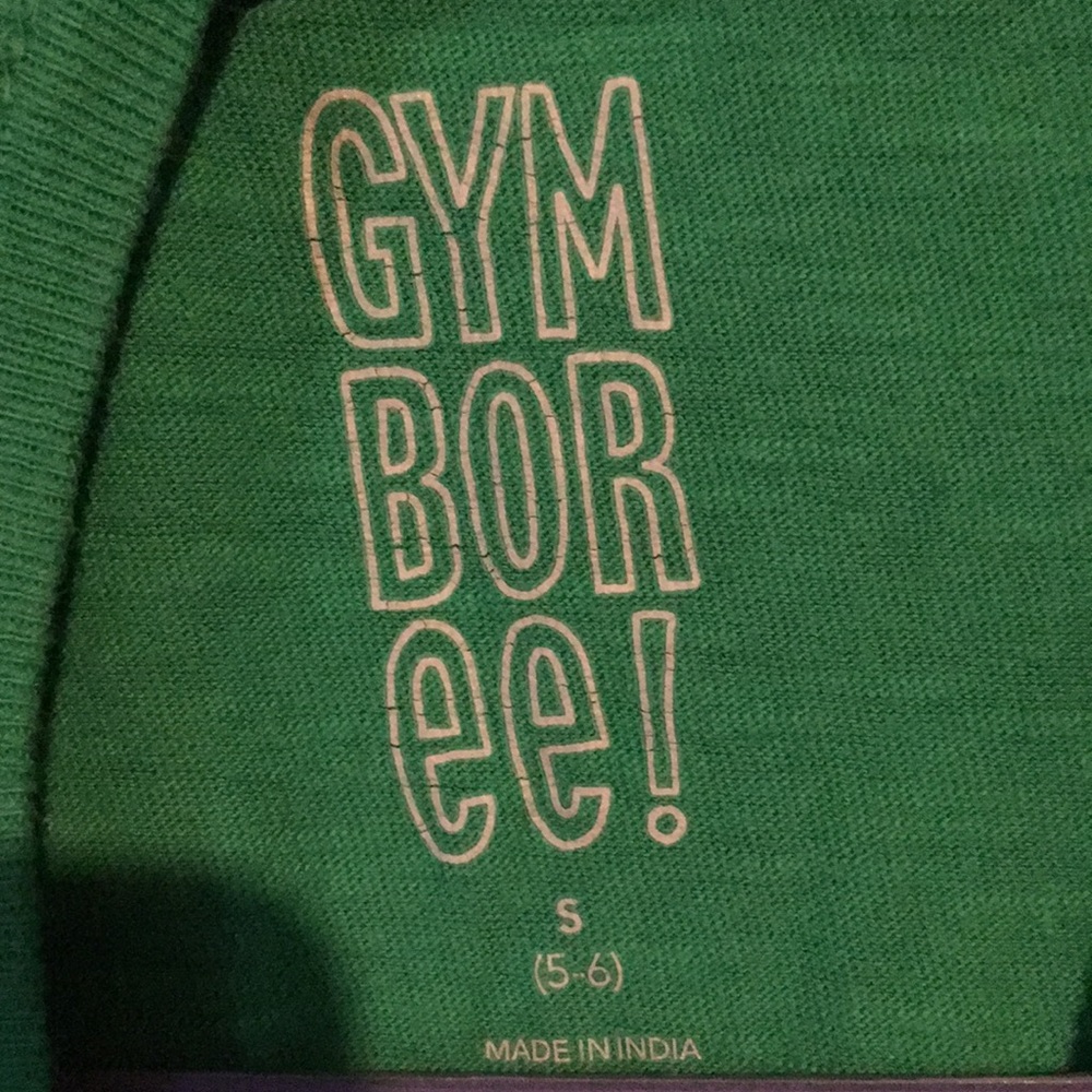 💥Price Drop Gymboree Green Luck is on my side T shirt Small 5-6 - Picture 2 of 2